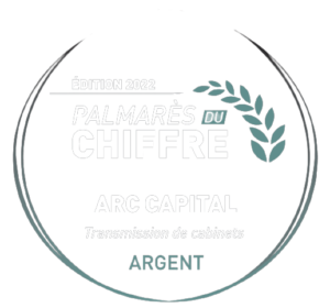 Arc Capital - Transmission de cabinet a reçu la Médaille d'argent du Palmarès du chiffre - édition 2022