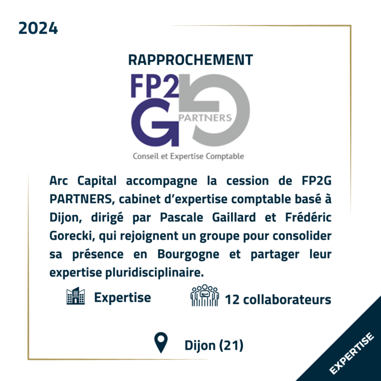 Références Arc Capital - FP2G Partners